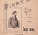 "Le sais-tu bien : Romance pour une voix avec accompagnement de piano" Georges'a Lieblinga.
