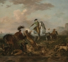 "Książę de Nassau polujący na jaguara" Jeana-Baptiste`a Le Paona.