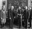 Delegacja I Pułku Ułanów Krechowieckich u Prezydenta RP Ignacego Mościckiego, 2.05.1932 r.
