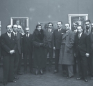 Otwarcie Wystawy Cechu Artystów Plastyków "Jednoróg" w Pałacu Sztuki Towarzystwa Przyjaciół Sztuk Pięknych w Krakowie w kwietniu 1933 r.