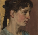 "Portret młodej kobiety" Tytusa Pileckiego.