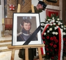 Portret Maurycego Mochnackiego wystawiony podczas Mszy pogrzebowej w Katedrze Polowej w Warszawie.