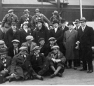 Reprezentacja Polski na Zimowe Igrzyska Olimpijskie w Lake Placid na statku pasażerskim SS France w 1932 r.