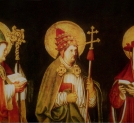 "Augustyn - papież Grzegorz - kardynał Hieronim" Hansa von Kulmbach.