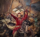 Książę Witold na obrazie "Bitwa pod Grunwaldem" Jana Matejki.