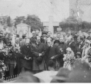 Doroczna pielgrzymka stowarzyszeń polskich i francuskich na polski cmentarz Les Champeaux w Montmorency w 1925 r.