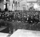 Akademia w sali Rady Miejskiej w Warszawie z okazji 120 rocznicy urodzin poety ukraińskiego Tarasa Szewczenki w marcu 1934 r.