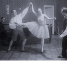 Zespół baletowy Jana Cieplińskiego podczas próby w 1937 roku.