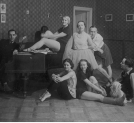 Próba zespołu  baletowego Jana Cieplińskiego w 1937 roku.