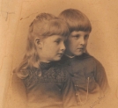 Portret Jadwigi i Henryka Józefa, dzieci Henryka Sienkiewicza.