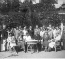 Wycieczka absolwentów Wydziału Lekarskiego Uniwersytetu Stefana Batorego w Wilnie do Truskawca we wrześniu 1932 roku.