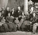 Zdjęcie rodziny Kremerów, Kopffów i Grabowskich z 1868 roku.