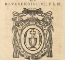 Herb Prymasa Andrzeja Olszowskiego w panegiryku z roku 1675.