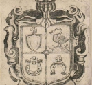 Herb Hieronima Olszowskiego w "Mowcy Polskim" (tom II, z roku 1676).