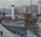 "Port w Antwerpii" Marcina Samlickiego.