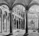 "Wnętrze Kościoła św. Agnieszki w Rzymie" Jana Klemensa Minasowicza.