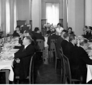 Pożegnanie naczelnika Wydziału Prasowego Prezydium Rady Ministrów Tadeusza Święcickiego przez dziennikarzy warszawskich 2.12.1935 r.