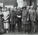 Uroczystość otwarcia Salonu Jesiennego w Zachęcie w Warszawie w 1930 roku.