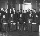 Organizatorzy zlotu Katolickiego Związku Młodzieży Męskiej w Częstochowie na audiencji u Prymasa Polski Augusta Hlonda w marcu 1938 roku.