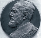 Medal ku czci Zdzislawa Tarnowskiego autorstwa artysty rzeźbiarza Konstantego Laszczki.