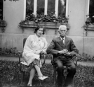 Marszałek Sejmu Ignacy Daszyński z żoną Zofią Golińską.
