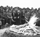Uroczystości na Błoniach Krakowskich z okazji święta harcerzy Ziemi Krakowskiej w lipcu 1932 roku.