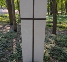 Symboliczny grób Wojciecha Najsarka na Westerplatte.