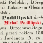  Michał Podfilipski h. Ciołek  