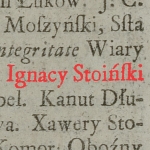  Ignacy Stoiński h. Janina  