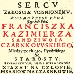  Franciszek Kazimierz Czarnkowski h. Nałęcz  