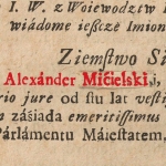  Aleksander Mycielski h. Dołęga  