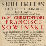  Krzysztof Franciszek Sowiński  
