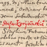  Stefan Koryciński (z Pilicy Koryciński) h. Topór  
