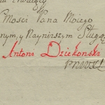  Antoni Dziekoński h. Korab  