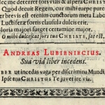  Andrzej Lubieniecki starszy h. Rola  