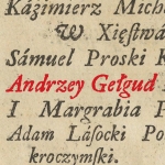  Andrzej Kazimierz Giełgud h. Działosza  