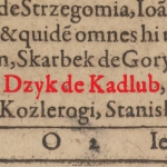  Przybysław Dzik z Kadłuba h. Doliwa  