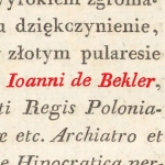  Jan Baptysta Boeckler (Bekler, Beckler)  