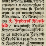  Fryderyk Mortzfeld (Morzfeld)  