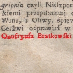  Jerzy Onufry Bratkowski h. Świnka  