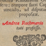  Andrzej Rochman (Rochmanius, Rochmarinus)  