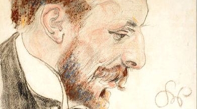  "Portret Konrada Rakowskiego, dziennikarza, krytyka teatralnego, redaktora .. " Stanisława Wyspiańskiego.  