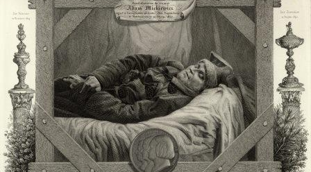  Przed złożeniem do trumny Adam Mickiewicz zgasł w Carogrodzie  