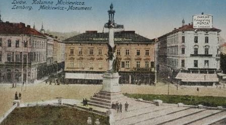  Kolumna Mickiewicza we Lwowie  