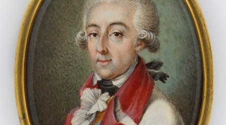  Książę Adam Kazimierz Czartoryski (1734 - 1823) , generał Ziem Podolskich, w mundurze feldmarszałka austriackiego korpusu szlachty galicyjskiej.  