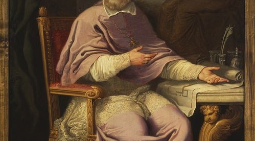 "Portret Jana Stefana Giedroycia (zm.1803), biskupa wileńskiego" Franciszek Smuglewicz.  