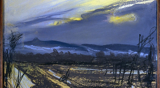  "Widok z okna pracowni artysty na Kopiec Kościuszki" Stanisława Wyspiańskiego.  