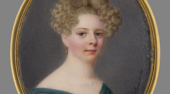  "Portret Eweliny Hańskiej z. Rzewuskich" Felixa Delmonta.  