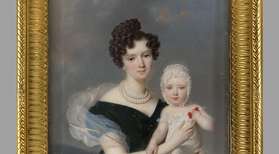  "Zofia z Branickich Arturowa Potocka z córką" Frederica Milleta.  