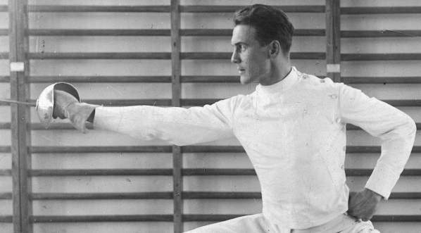  Kazimierz Laskowski, szermierz. (2)  